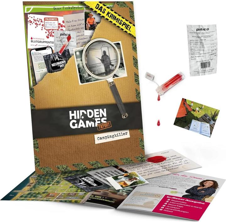 Actual product image Hidden Games Camping killer - crime game (German)