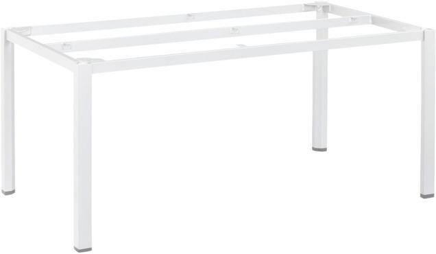 Aluminium weiss, 1 x Kettler Tischgestell CUBIC 160 x 95 cm