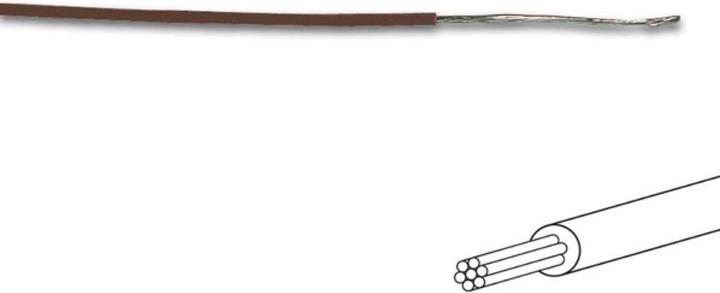 Image du produit Cables FIL DE CÂBLAGE - ø 1.4 mm - 0.2 mm² - MULTIBRIN - BRUN