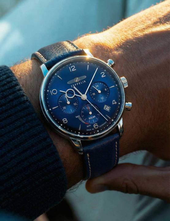 Produktbild Zeppelin Sehen Sie sich die Hindenburg Solar 80863n Uhr an (Analoguhr)