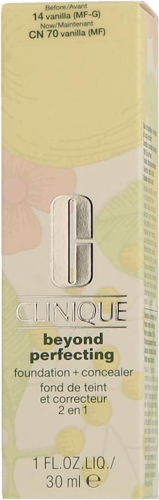 Actual product image Clinique Beyond Perfecting Foundation + Concealer (CN70 Vanilla)