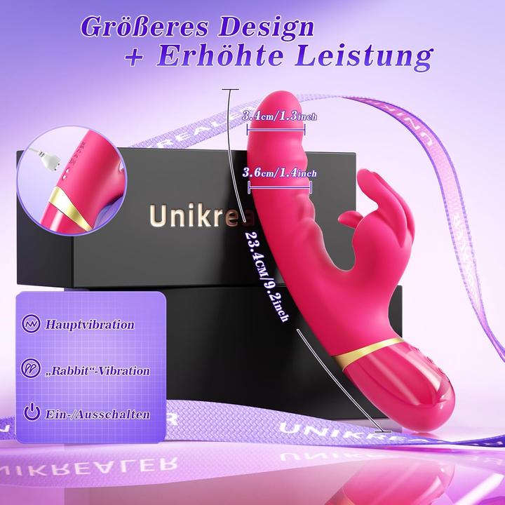 Actual product image Unikrealer Rabbit-Vibratoren