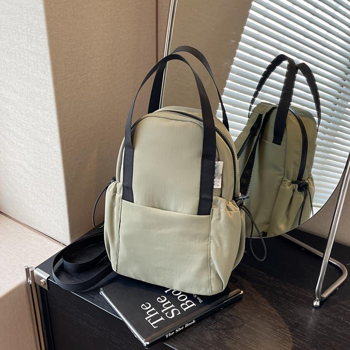Produktbild Only-Bags.Store Leichter Nylon-Rucksack, Mode Crossbody Chest Bag, Solid Color Fitness Bag