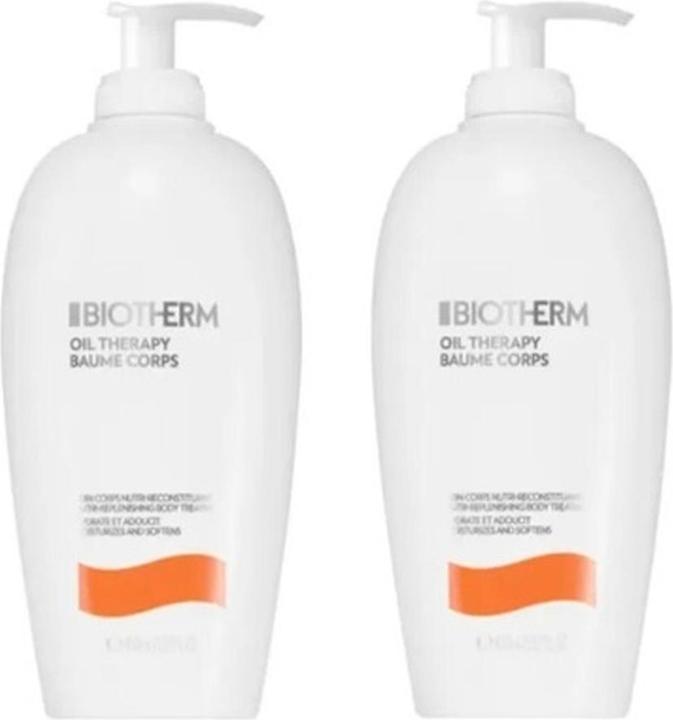 Produktbild Biotherm Set of nourishing body lotions for dry skin Duo Oil Therapy Baume Corps (Körperlotion, 400 ml)
