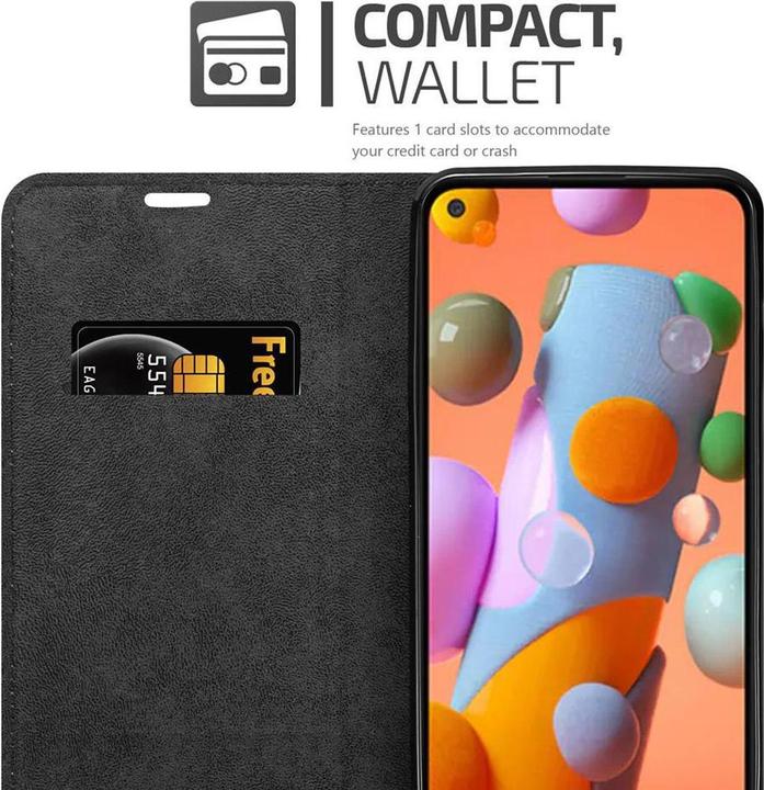 Actual product image Cadorabo Book Invisible Magnet Cover (Samsung Galaxy A11)