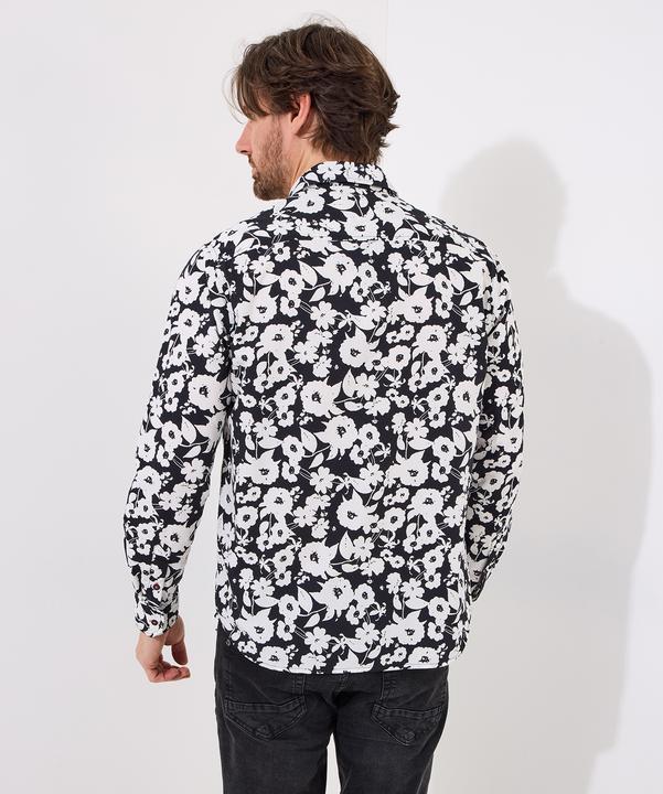 Actual product image Joe Browns Monochrome Floral Long Sleeve Shir (S)