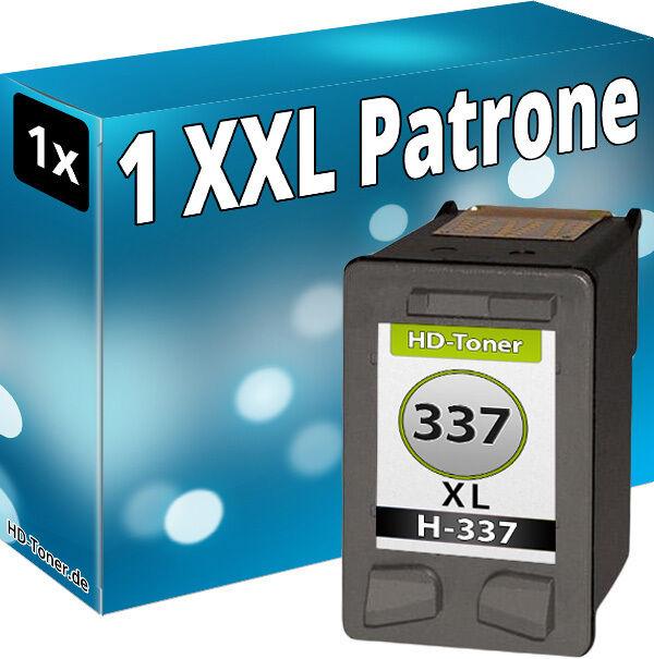 Produktbild Druckfuxx 1x TINTE PATRONEN für HP 337 XL PhotoSmart C4180 D5160 BLACK