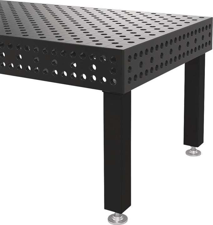 Actual product image Schweisskraft Welding table 2000x2000x200 Plasma nitrided Diagonal grid o/s
