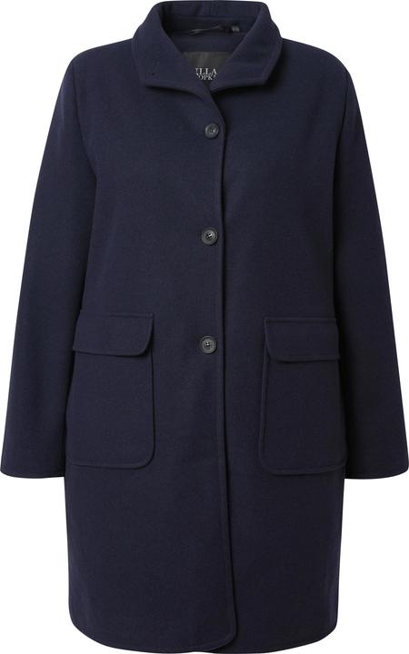 Immagine prodotto Ulla Popken Cappotto con effetto lana, collo con risvolti e tasche grandi