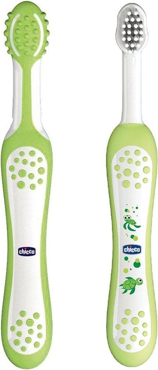 Immagine prodotto Chicco Spazzolino da denti verde (Extra morbido, 1 x)