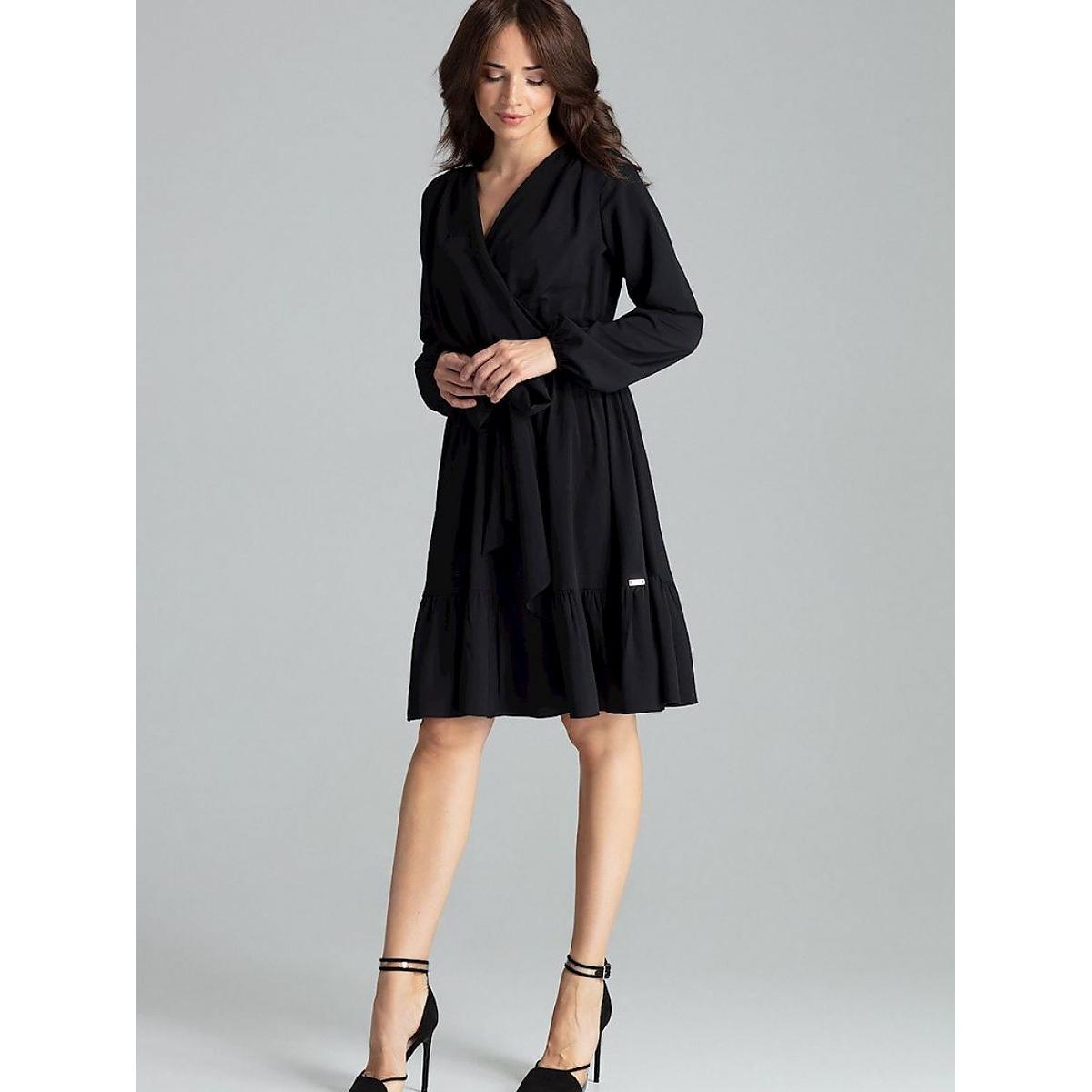 Lenitif, Damen, Kleider, Cocktailkleid, Schwarz, (M)
