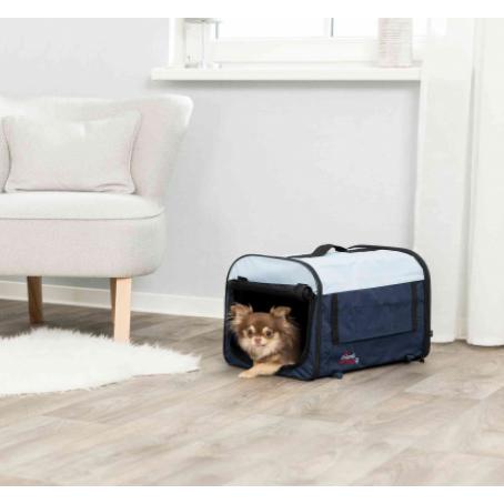 Trixie Transporteur Détachable Bleu Foncé Et Bleu Clair 32X32X47 Cm