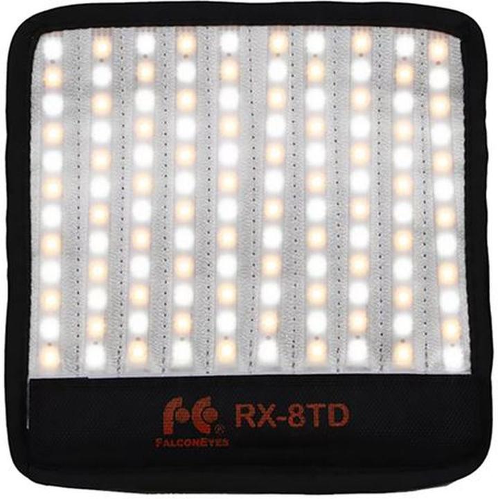 Produktbild Falcon Eyes Flexibles Bi-Color LED Panel RX-8TD inkl. Akku und Softbox (Flächenleuchte)