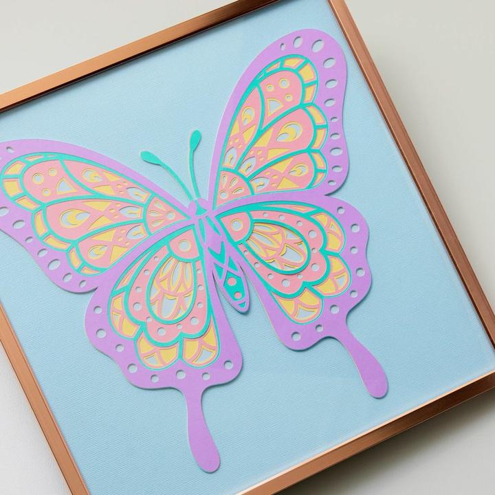 Produktbild Cricut Stickerpapier Smart 30.5 x 30.5 cm, 10 Blatt, Mehrfarbig (210 g/m², 10 x)