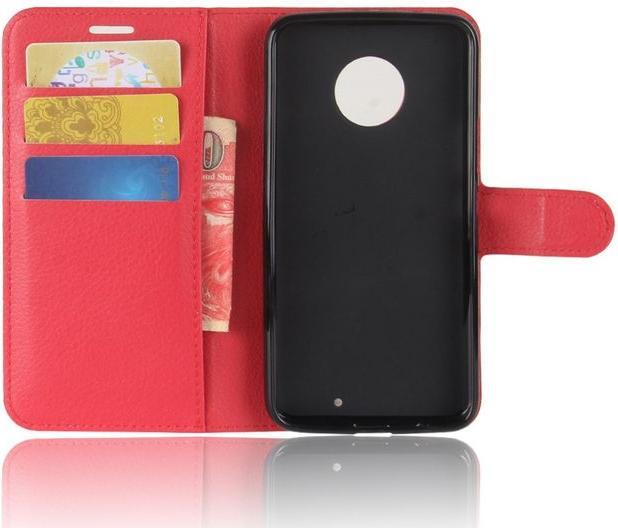 Produktbild MU Classic Klassische Leder Hülle mit Litchitextur (Motorola Moto X4)