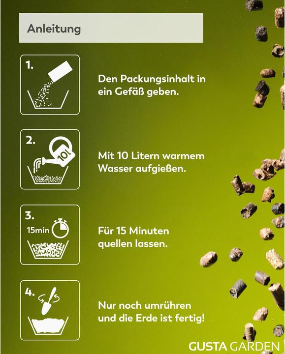 Immagine prodotto Gusta Garden Terriccio di primavera pellettizzato 9,2 kg