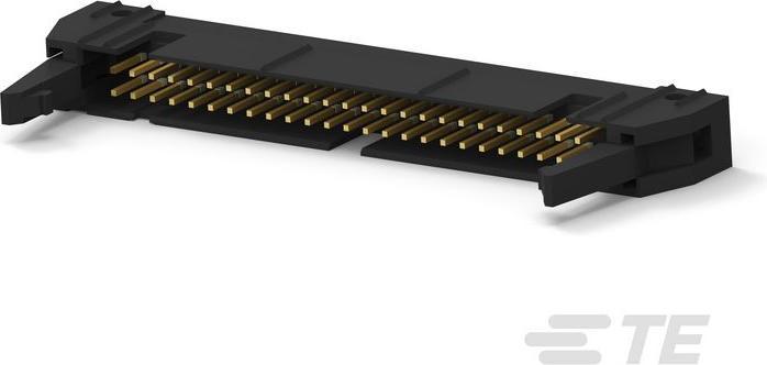 Produktbild TE Connectivity 50way male straight side latch header,1A