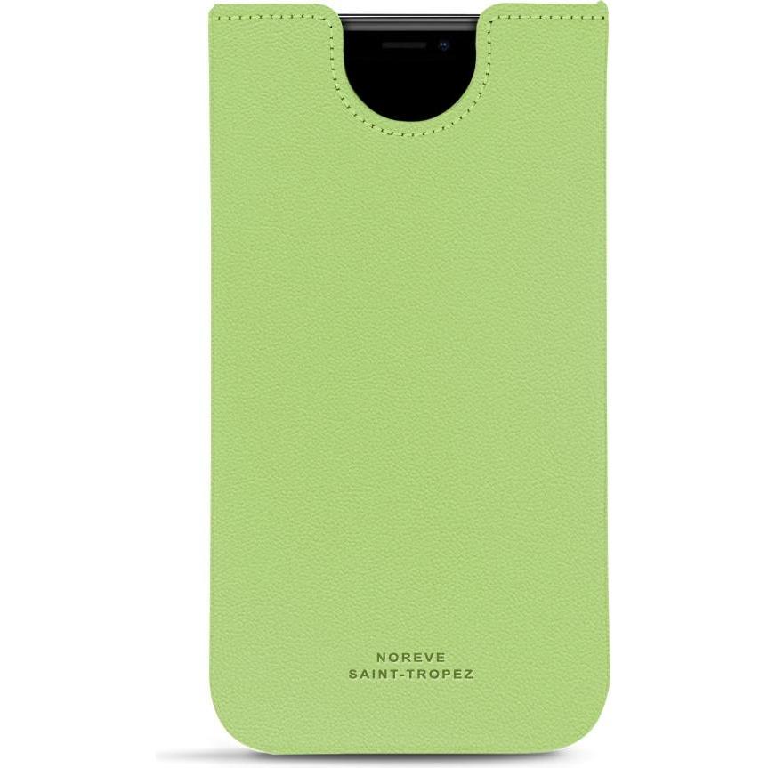 Noreve Lederschutzhülle (Apple iPhone 11 Pro Max), Smartphone Hülle, Grün