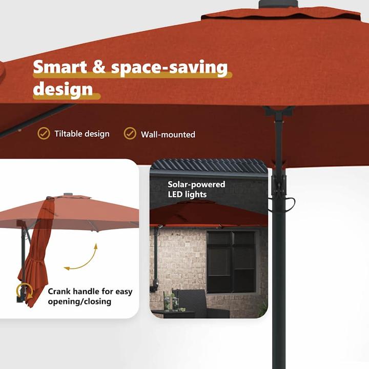 Actual product image vidaXL Garten-Sonnenschirm (2.48 m)