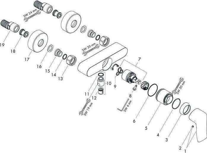 Immagine prodotto hansgrohe Metris cromo