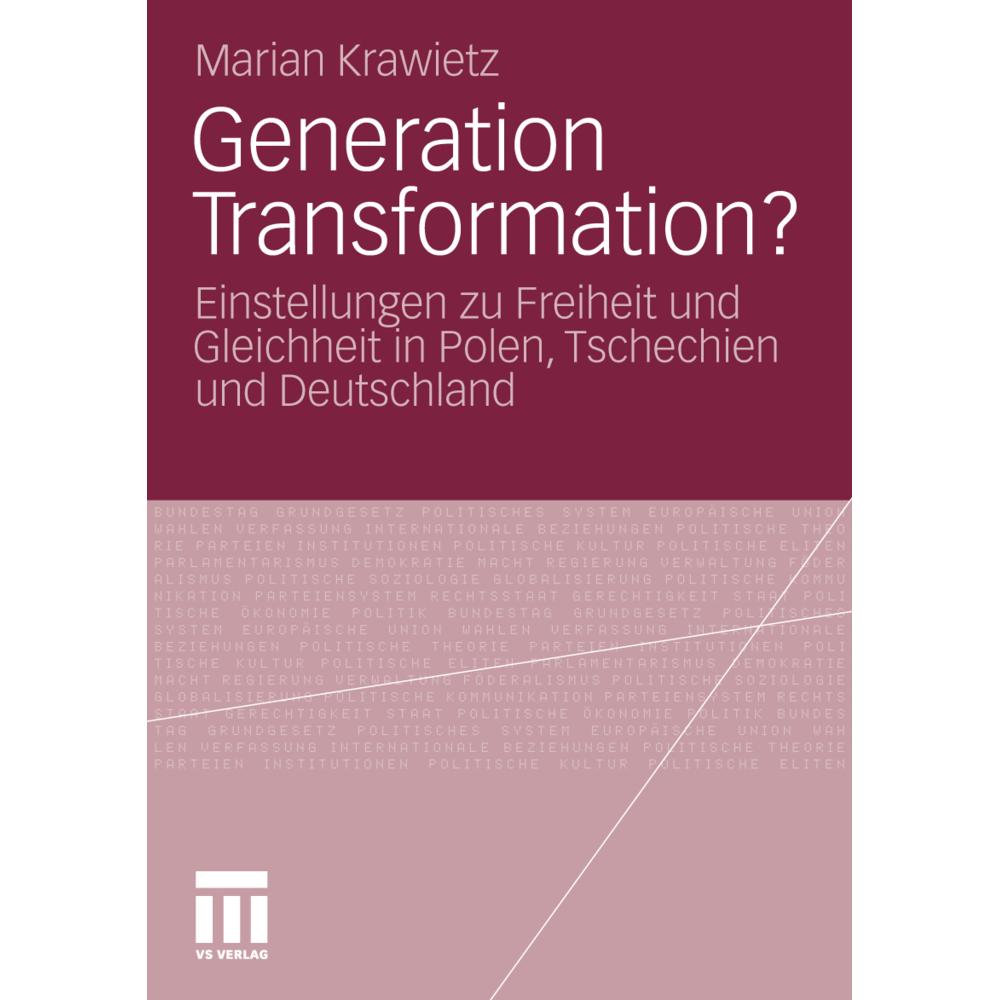 Generation Transformation?, Fachbücher von Marian Krawietz