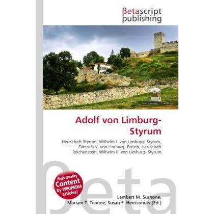 Adolf von Limburg-Styrum, Fachbücher