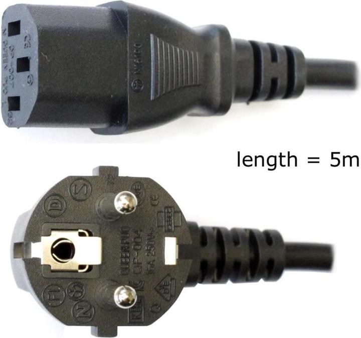 Elinchrom EU Power Cord C13 straight EU 5m (EL11056.E)