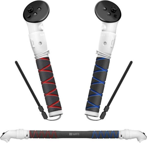 Immagine prodotto AMVR Meta Quest 3 / 3S Controller Silikon Grip Griffverlängerung