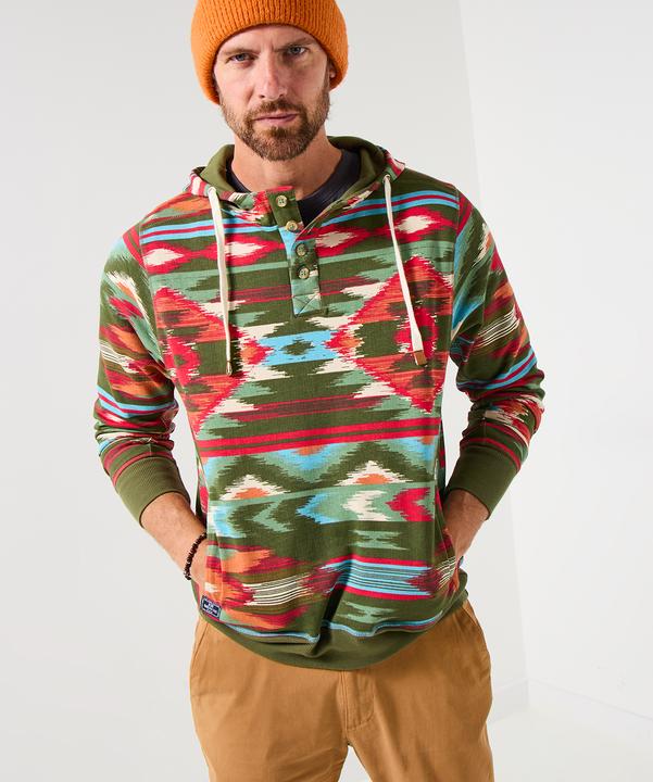 Produktbild Joe Browns Aztec Print Contrast Hoodie (M)