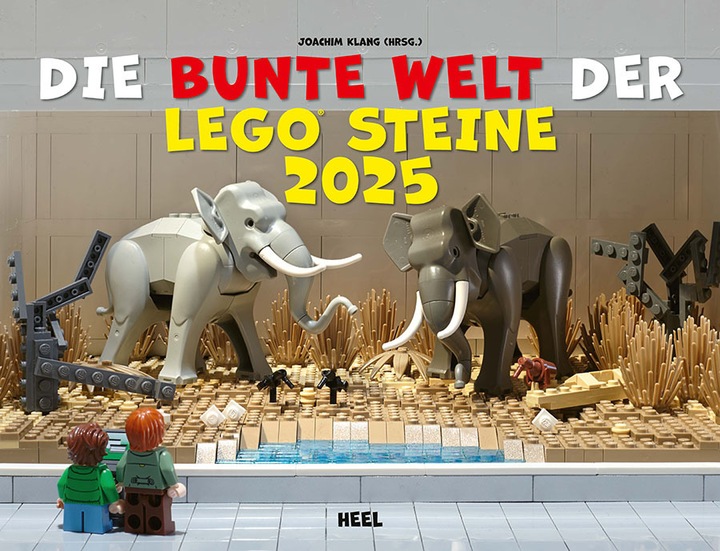 Die bunte Welt der LEGO® Steine Kalender 2025 Wandkalender (Harter Einband, Deutsch)