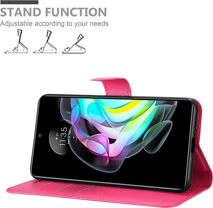 Actual product image Cadorabo Book Stand Case for Motorola EDGE 20 (Motorola Edge 20)