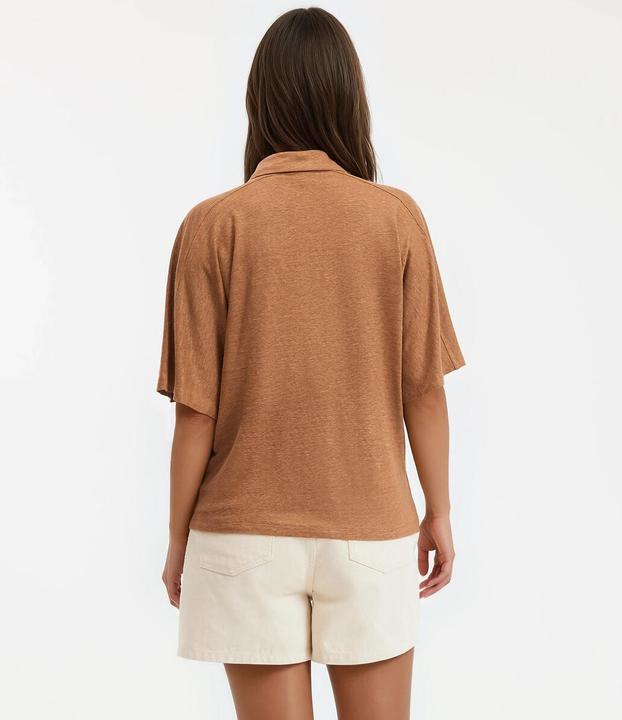 Produktbild La Redoute Collections Jeansshorts mit hohem Bund (40)