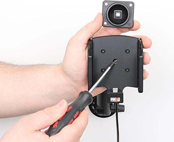 Produktbild Brodit Halter Aktiv, mit Festanschluss, 12/24V, für SAMSUNG Galaxy XCover 7 (Ladung über TypC Ansch