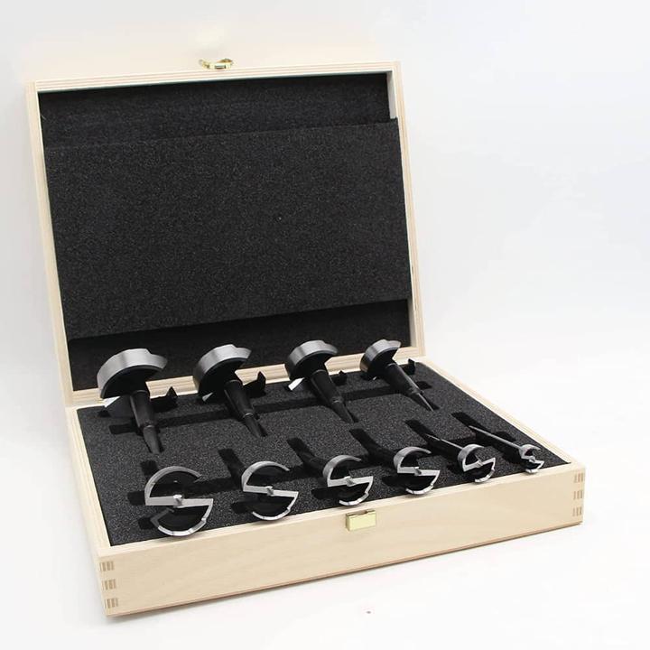 Immagine prodotto Fisch Tools Set di punte Forstner BLACK SHARK PRO (15, 20, 25, 26, 30, 35, 40, 45, 50, 55 mm)