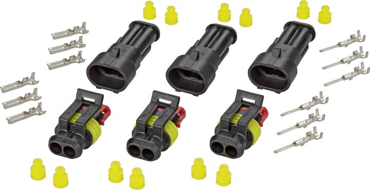 Produktbild TE Connectivity AMP-SUPERSEAL-Steckverbinder Set