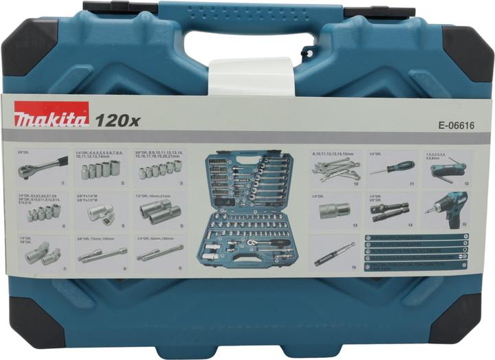 Produktbild Makita Werkzeug-Set (120 Teile)