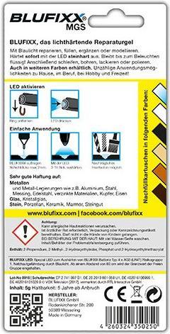 Productafbeelding Blufixx Set metaal, glas + steen (5 g)