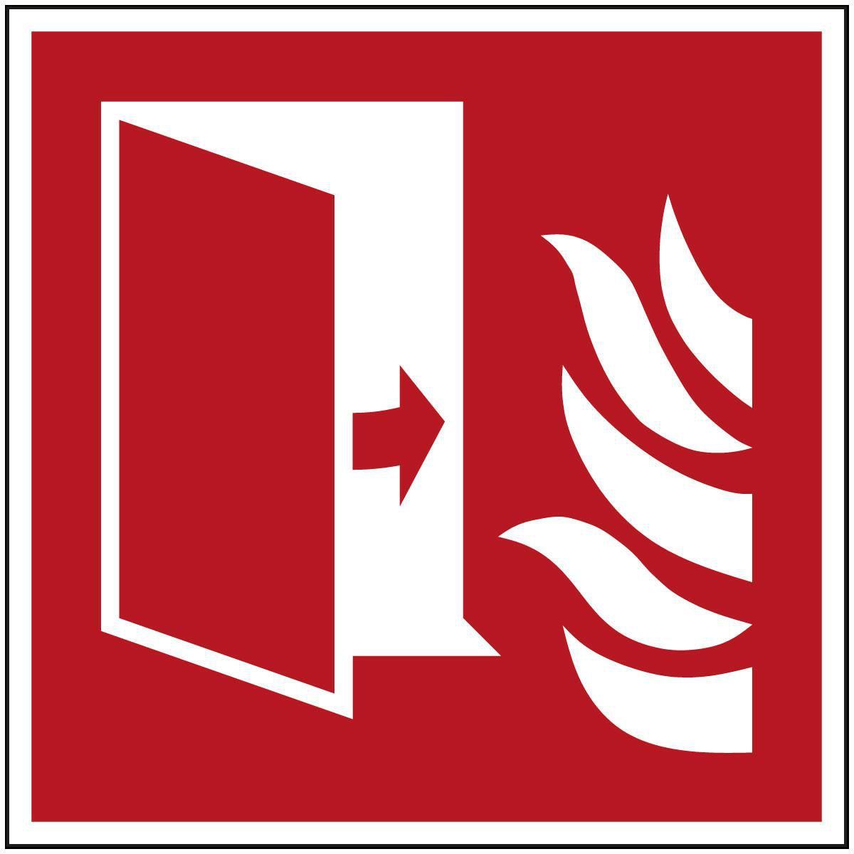 Brady, Sicherheitskennzeichnung, ISO-Sicherheitsschild - Brandschutztür