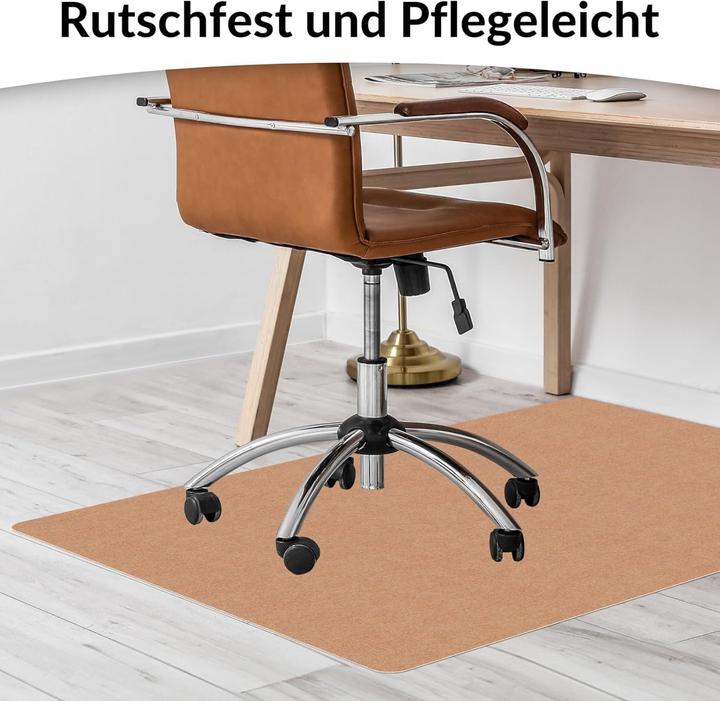 Actual product image Anro Selbsthaftende Bodenschutzmatte für Bürostuhl (90 x 120 cm)