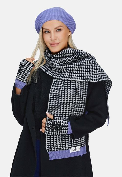 Immagine prodotto Bellemere Scarf Houndstooth Cashmere Ribbed Scarves