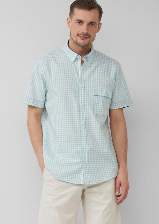 Image du produit S.Oliver Hemd Regular Fit: Kariertes Hemd aus Baumwolle mit Button-Down-Kragen (L)