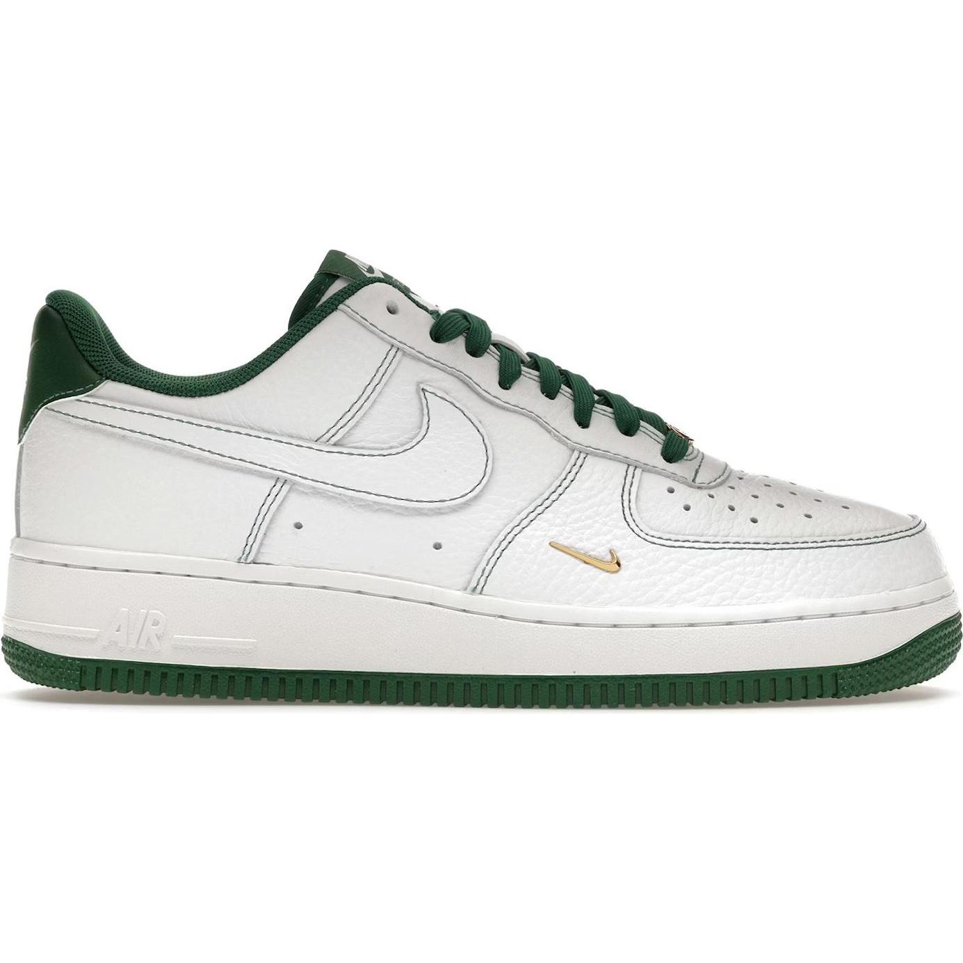 Nike, Donne, Sneaker, Damen-Sneaker Air Force 1 07 Mini Jewel, Verde, Bianco, (36.5)