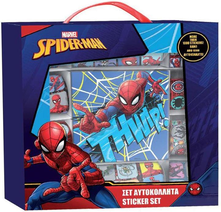 Actual product image Spiderman sticker set, 1000 pcs.