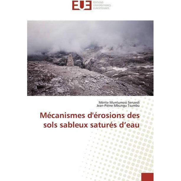 Mécanismes d'érosions des sols sableux saturés d'eau, Fachbücher von Mérite Muntumosi Senzedi, Jean-Pierre Mbungu Tsumbu