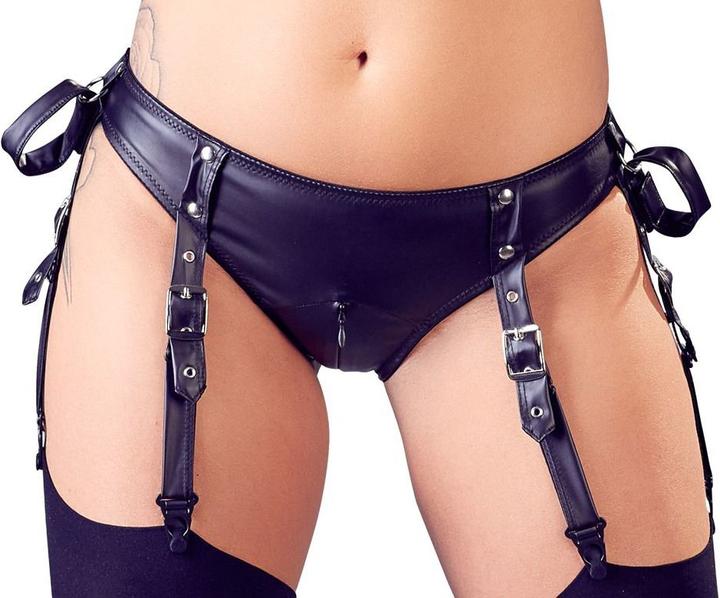 Actual product image Cottelli Collection Ouvert-BH & Straps-Slip (M)