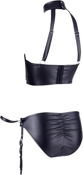 Actual product image Cottelli Collection Ouvert-BH & Straps-Slip (M)