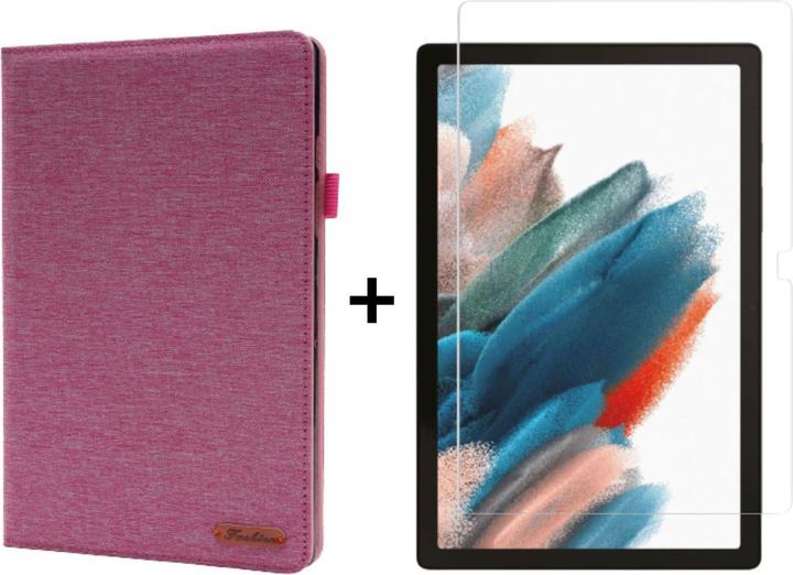 Produktbild Lobwerk 2in1 Set für Samsung Galaxy Tab A8 SM-X200 X205 10.5 Zoll Tablet mit Schutzhülle + Schutzglas mit Au (Samsung Galaxy Tab A8)