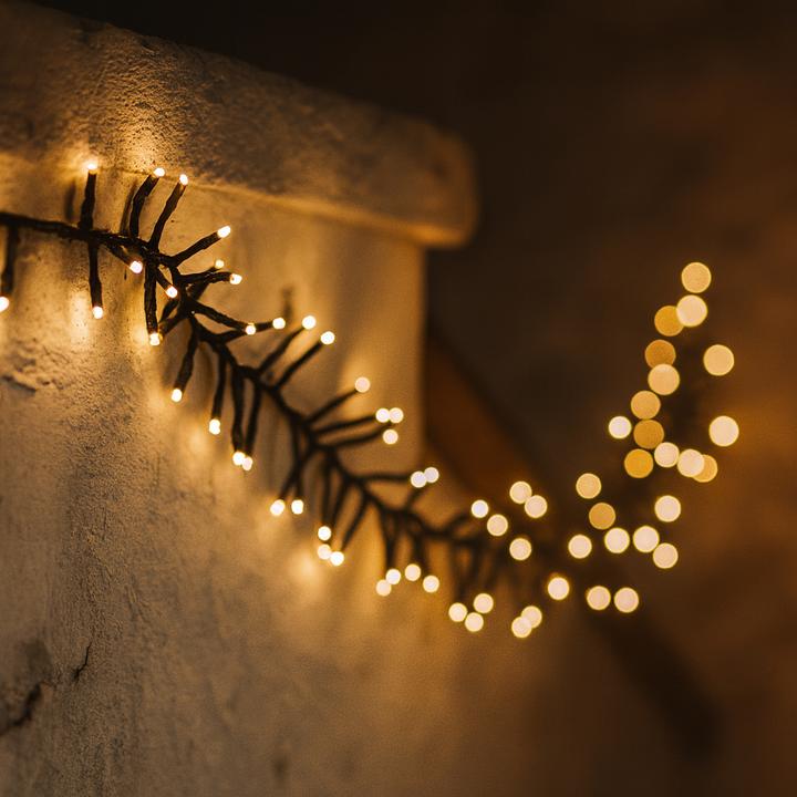 Produktbild Idena LED Cluster Lichterkette warmweiss 28m 1152er Aussen (28 m)