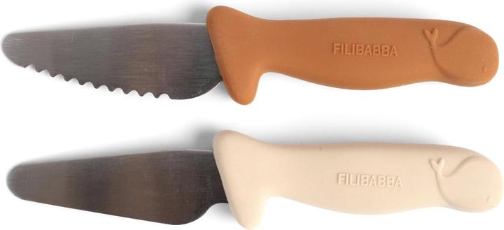 Actual product image Filibabba Kinder Küchenmesser Orange, 2er-Pack