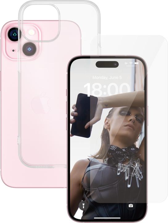 Safe Bundle Glass + Case (50 Stück, Apple iPhone 15)